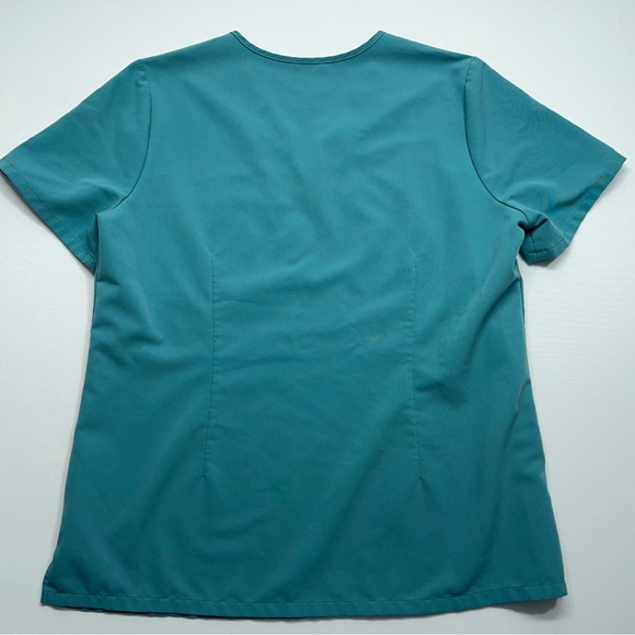 FIGS Scrub Set Womens Large Catarina Top L Petite Zamora Bottoms Green - Picture 8 of 15